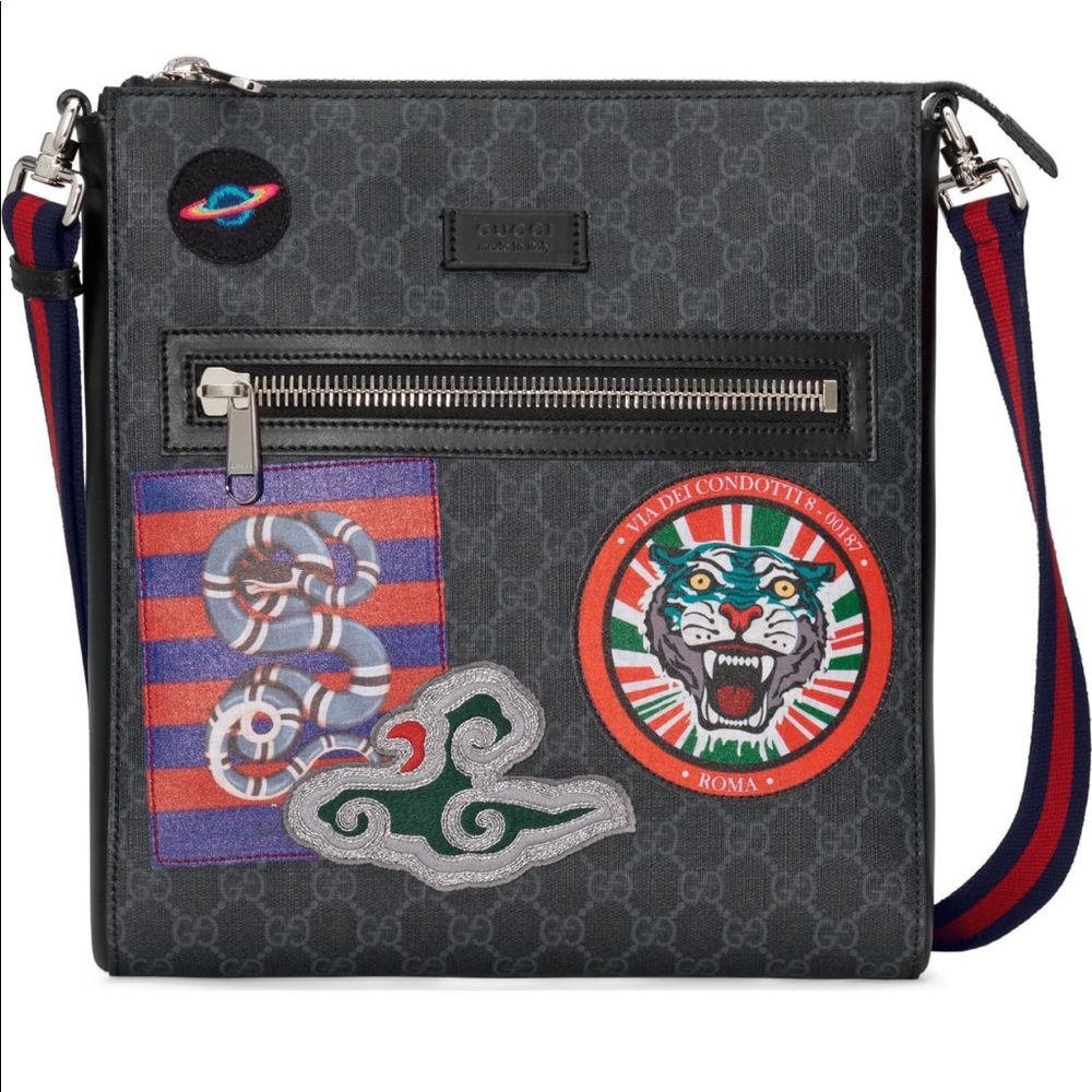 Gucci Supreme Night Courrier Messenger Bag